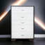 Armoire décorative, armoire à cadre en bois, armoire rectangulaire pour le rangement