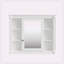 Armoire à pharmacie à miroir fixée au mur l 35,00 po H 28,70 po-1060599381