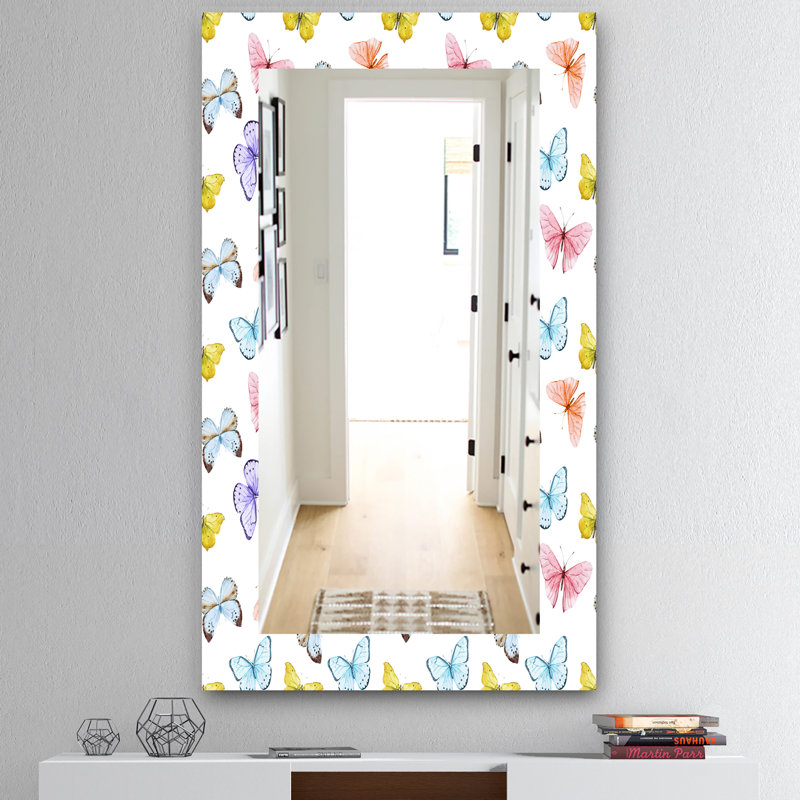 Miroir mural Butterfly 1, H 39,4 po x l 29,5 po