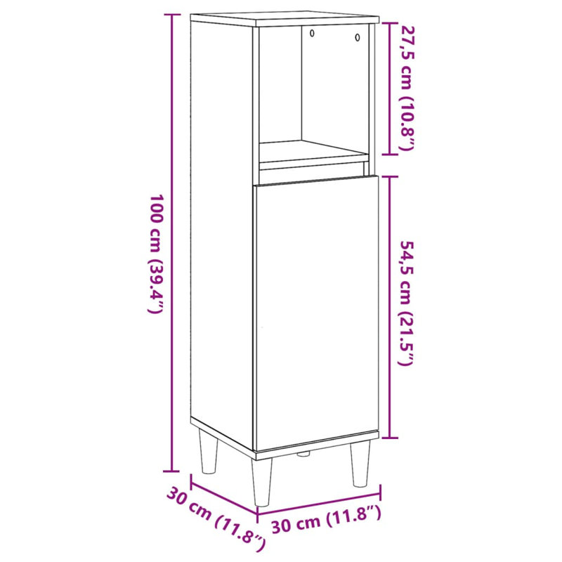 Kryslynn Linen Cabinet, Old Wood/Natural