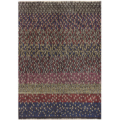 Rectangle 196 cm x 293 cm Geometric Hand Knotted Area Rug