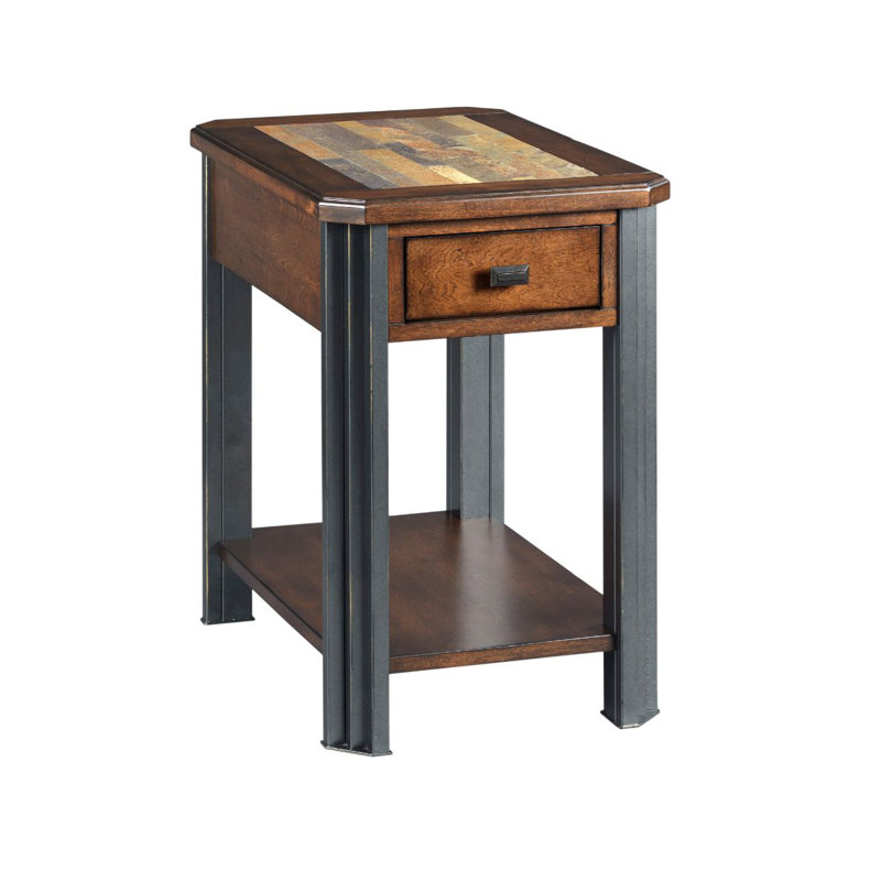 Meneses End Table with Storage