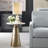 Delway Sumiya Antique Brass Accent Table