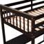 Lit mezzanine simple avec bureau et tablettes pour un rangement pratique dans les tons foncés-1391670597-1391670592