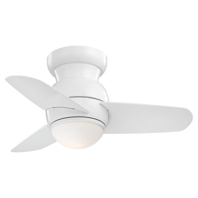 Spacesaver 26" 3-Blade LED Propeller Ceiling Fan with Light Kit Included