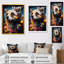 Yellow Dog Floral Meadows - Art mural chien-1673207644-1673207632