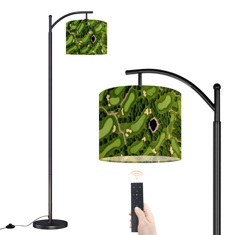Lampe sur pied avec abat-jour réglable Arc