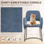 Fauteuil d'appoint rembourré avec cadre en métal Modern Chenille-901002401