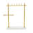 Marble Gold Jewelry Stand with Rectangular Base