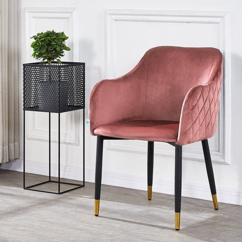 Wallaceton Velvet Armchair, Pink