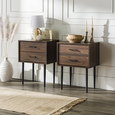 Ailisa Modern 2-Drawer Nighstands