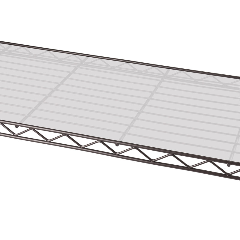 Tablette transparente TRINITY Frosty (ensemble de 4), 36 po x 14 po