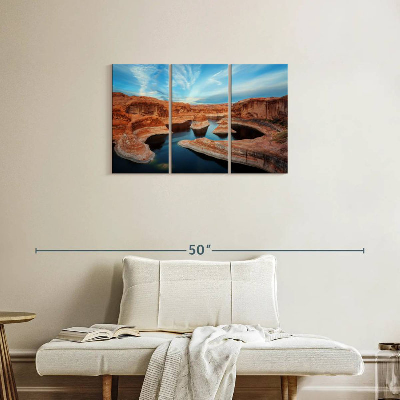 Serene Reflection Canyon, 20" H x 33" W