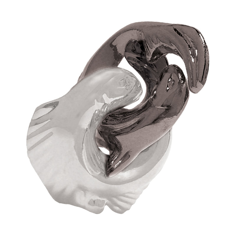 Hanayama niveau 1 casse-tête - Truite, Gris / argenté