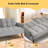 Layanie Full / Double 75.39'' Inch Futon Sofa Bed-Convertible Couch Loveseat Sleeper For Living Room, Bedroom, Studio, Apartment, Dorm, Home Office-1577758416