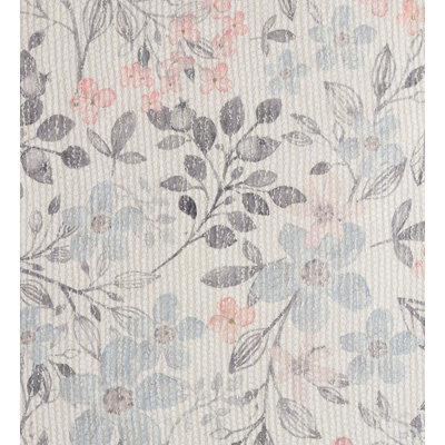 Tapis 24 po x 36 po, lavable à la machine, envers antidérapant, intérieur / extérieur - rosé et brise