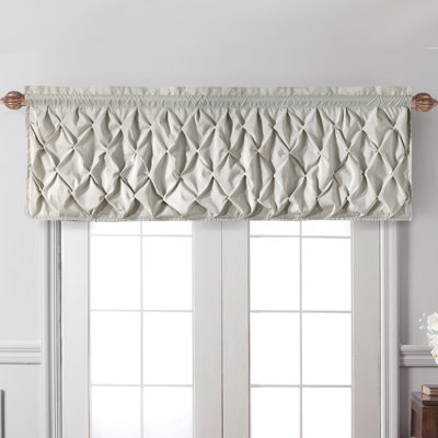 Modern Window Valance with Rod Pocket