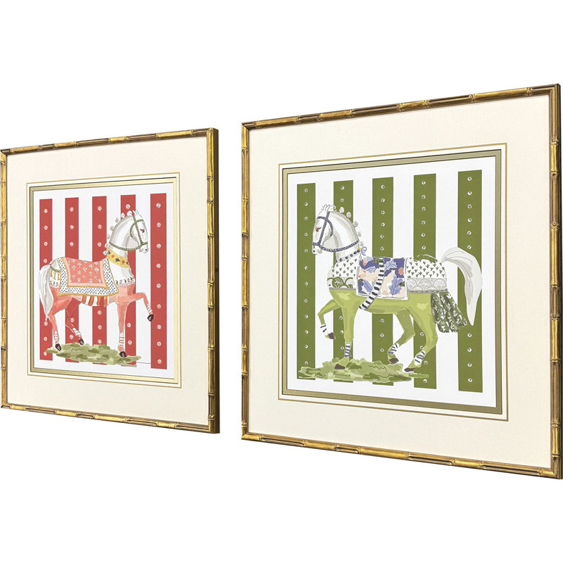 High Stepping Framed Art