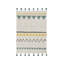 Washable Area Rug Azteca Vintage Blue