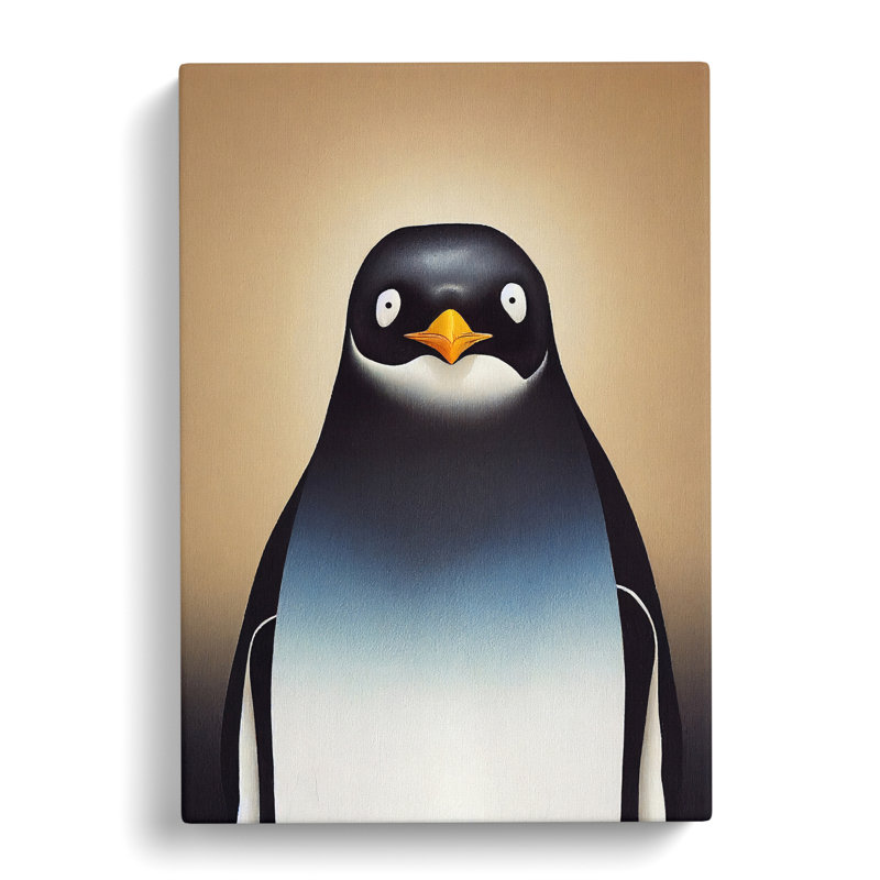 Amazing Penguin - Wrapped Canvas, 60cm H x 40cm W x 3cm D