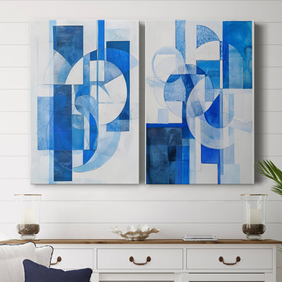 Série ABSTRACT CVI - Toile tendue avec châssis de qualité supérieure - Prêt à être accroché