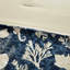 Couette 7 pièces bleue en coton Queen, aspect raffiné et léger
