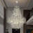 27-Light 65"H Dimmable Crystal Tree Branch Tired Chandelier High Hanging Pendant Lights-624582708