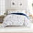  Down Alternative Forget Me Not Reversible Comforter Set-2094243709