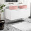 Meuble-lavabo moderne (avec meuble-lavabo et lavabo), 48 po de rangement