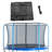 Machrus Upper Bounce Trampoline Safety Net for 12 ft Round Trampolines using 6 Curved Poles