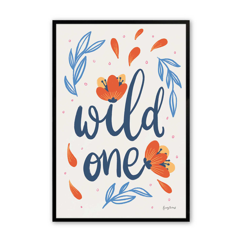 «Wild Petals», Noir satiné, H 15 po x l 12 po