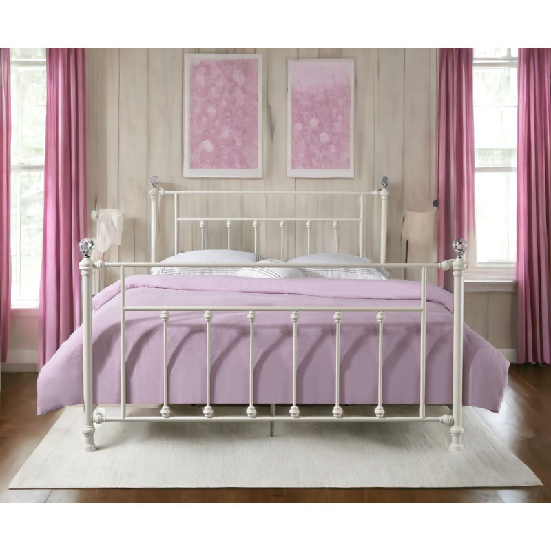 Comet White Finish  Bed, Full