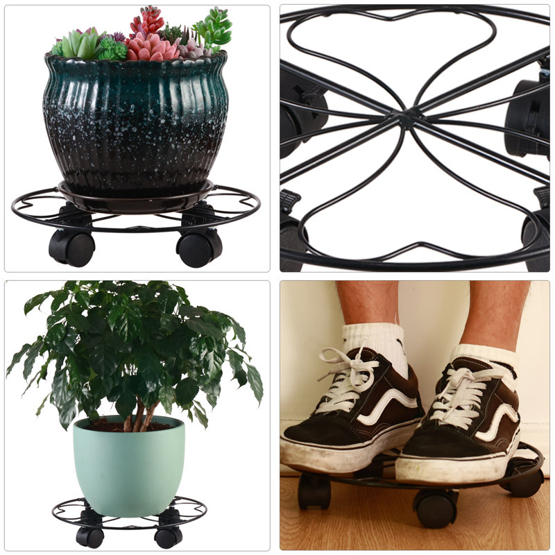 Mihhail Metal Caddy Plant Stand