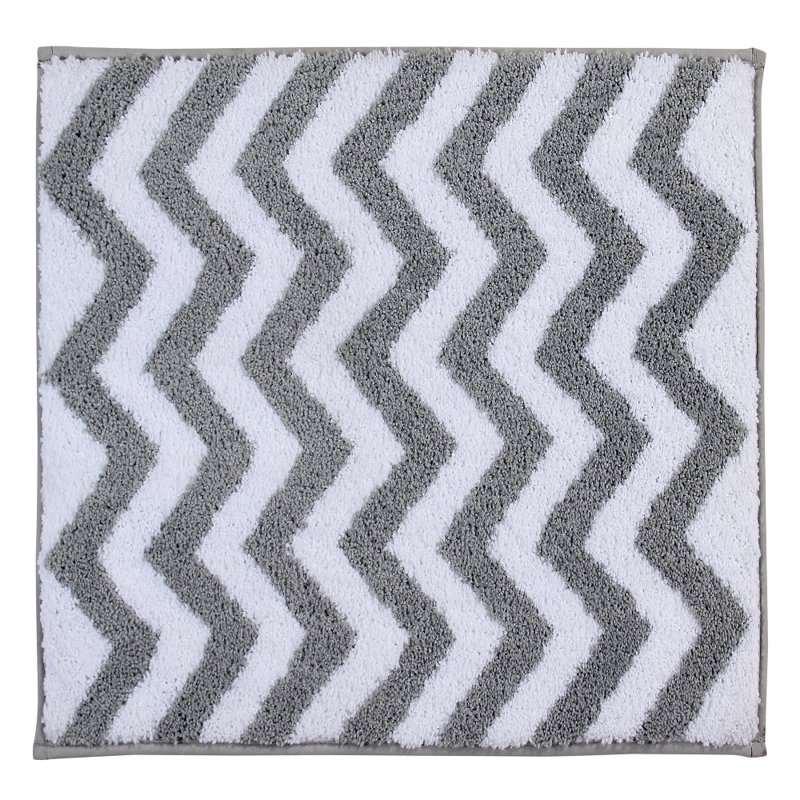 Bath Rug, Silver, Rectangle 50cm x 80cm