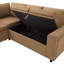 Canapé-lit modulaire convertible en U avec rangement-470268240
