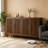 Accent Storage Cabinet Sideboard Wooden Cabinet With Metal Handles For Hallway, Entryway, Living Room-1521994485