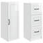  Cabinet Set 2 Pcs Engineered Wood Storage Home Office Organizer Utility-1234253887
