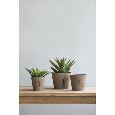 Bullard 3-Piece Wood Pot Planter Set