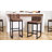 Upholstered Low Back Bar & Counter Stool with Thickened Metal Frame for Kitchen Island-1138928463-1139113603-1138928459