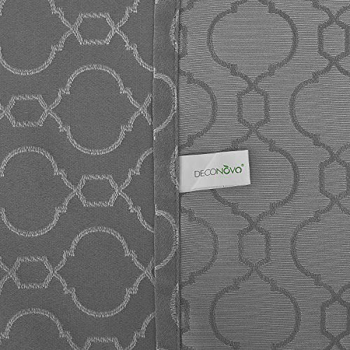 Emmagrace Blackout Curtain Pair, Gray, 52" W x 84" L