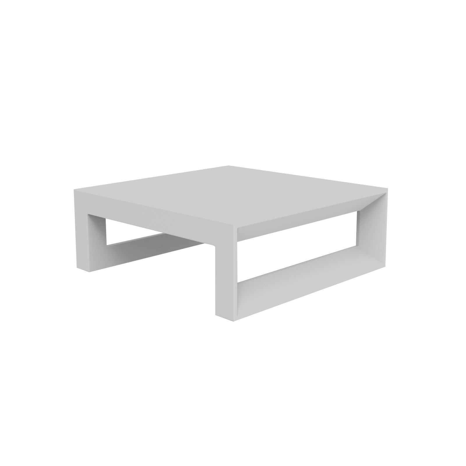 Frame Sun Plastic Coffee Table, Ice