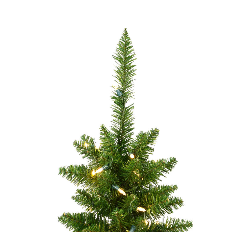 Lighted Artificial Pine Christmas Tree, 182.88cm H