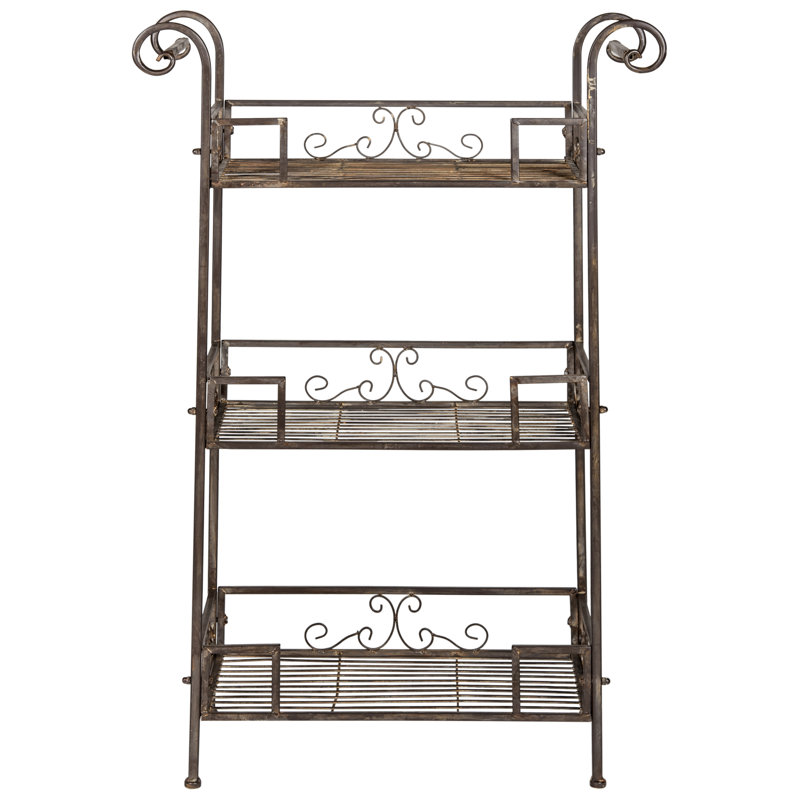 Noreen 3 Tier Shelf, Brown