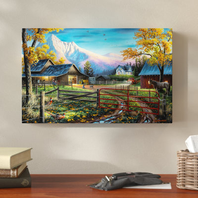 The Western Lifestyle by Chuck Black - Graphic Art on Canvas