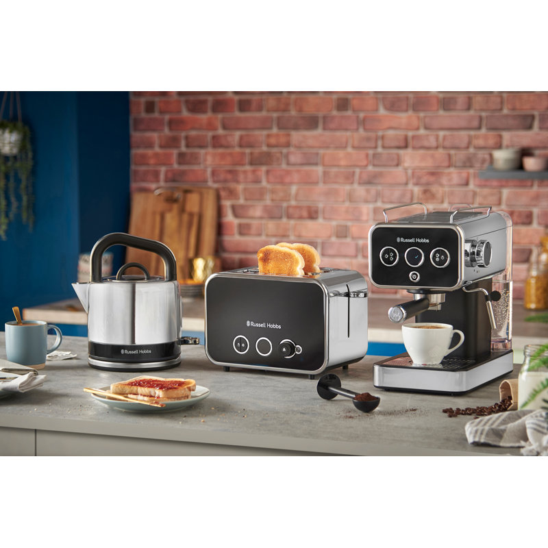 Russell Hobbs Distinctions Stainless Steel Kettle 1.5L, Black