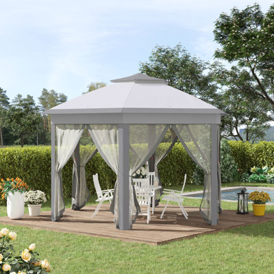 Loami 4m x 4m Metal Pop-Up Gazebo