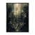 Toile avec cadre flottant noir