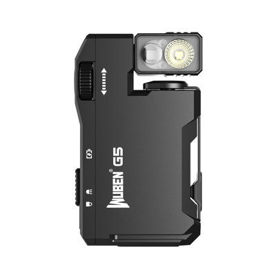 Wuben G5 Rechargeable Edc Flashlight, 400 Lumens Dual Light Sources Mini Flashlight With Rgb Light, Portable Flat Pocket Flashlights, Magnetic Keychain Flashlight For Outdoor Home Emergencies