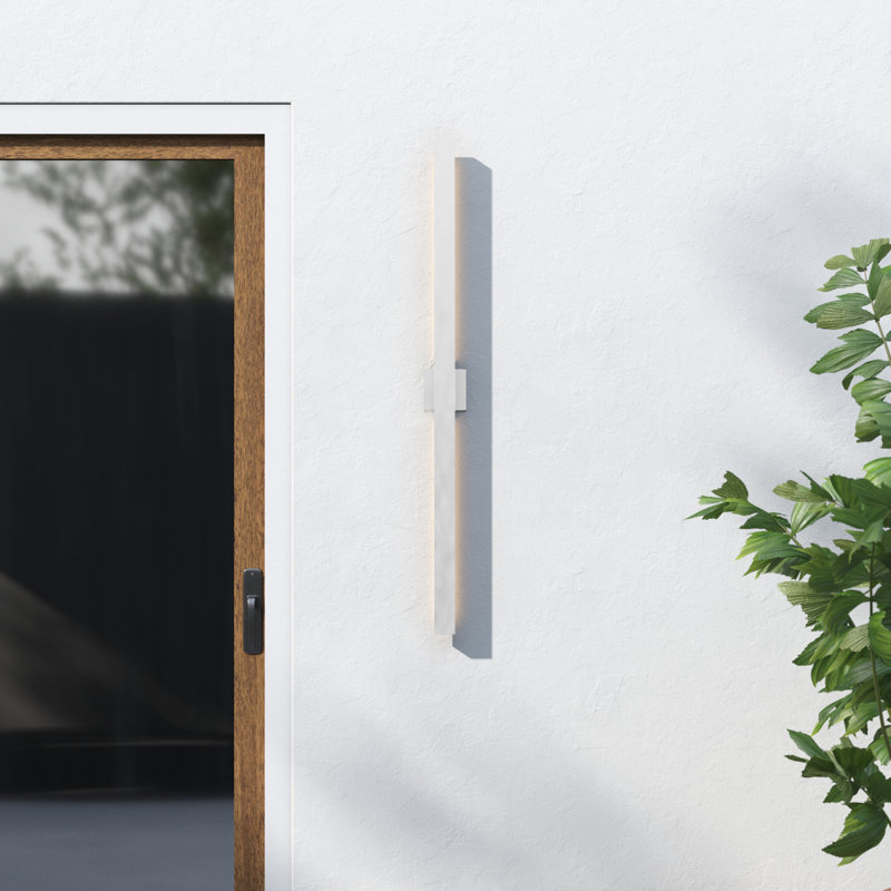 Replay Aluminum LED Wall Light, White