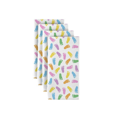 Polyester Abstract Square Napkin